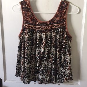 Free people multi color tank
